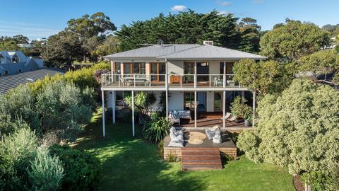 Expressions of Interest close Wednesday 15 May 12.00pm if not sold earlier. Commanding breathtaking far-reaching Bay and Peninsula panoramas, this outstanding architect-designed five-bedroom family home in a prized Mount Eliza beachside neighbourhood...