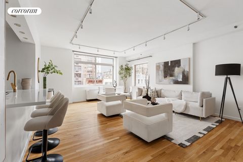 Now available for sale is a newly renovated sterling 1 bedroom and 1.5-bathroom condominium home with low monthlies and boasting abundant natural light and a picture-perfect view of The Empire State Building. Upon entering this spacious home, charact...