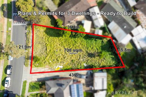 Discover the perfect canvas for your dream home project in the heart of Broadmeadows! This prime vacant land, strategically positioned within proximity to Broadmeadows shopping centre, train station, local schools, and parklands, presents a rare oppo...