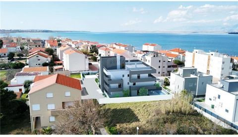 Location: Zadarska županija, Nin, Zaton. Apartment S10 consists of a hallway, two bedrooms, kitchen, living room, dining room, 2 bathrooms, covered terrace and roof terrace. The total interior floor area of the apartment with terraces is 88 m2, and t...