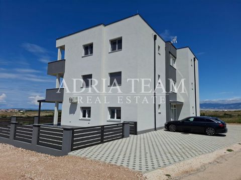 Two APARTMENTS for sale in a residential building in Povljana on the island of Pag. The property is located on the 2nd floor. They are sold completely furnished. PROPERTY DESCRIPTION: S5 - living room + kitchen + dining room (28.86 m2), hallway (2.36...