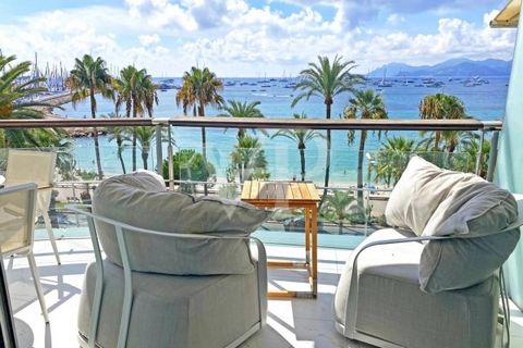 Very stylish luxury apartment with high quality appointments situated in one of the most prestigious buildings on the Croisette, offering spectacular views of the sea. The apartment has been renovated to a very high standard and comprises a spacious ...
