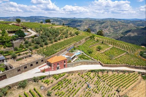 In the middle of the Alto Douro wine region, classified by UNESCO as a world heritage site, we find this magnificent farmhouse that combines tourism with wine production in a total area of 3,540m2. At “Casa de Pena d'Águia”, located in the heart of t...