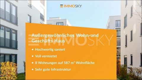 Attention prix d’achat base de négociation ! Immeuble de rapport rénové de haute qualité à Döbeln - Immeuble d’appartements entièrement loué avec 8 unités résidentielles Cet immeuble d’appartements entièrement loué à Döbeln est un véritable joyau pou...