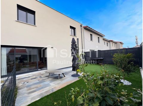 Villa 115m2. 5 pièces R+1 avec Garage, jardin et toit terrasse