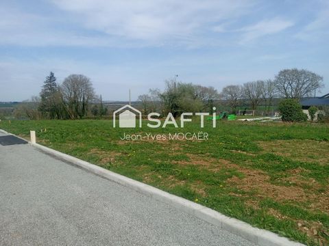 SAINT-THOIS (29520) ; Terrain viabilisé, borné, libre de constructeur, 701 m2.