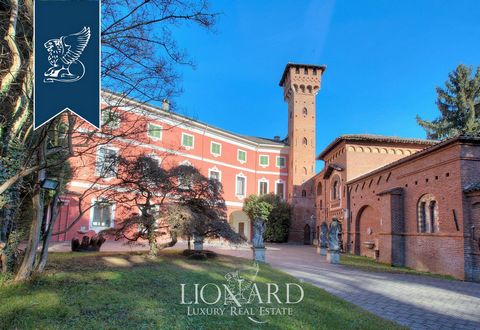 This elegant estate dating back to the 14th century and replete with beautiful frescoes is currently up for sale and located in the province of Pavia. This sophisticated villa for sale sprawls over roughly 1,000 m² in total and encompasses three floo...