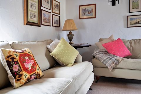 This charming holiday home offers a relaxing retreat for up to seven guests, with three beautifully furnished bedrooms. Two king-size rooms boast en-suite bathrooms with roll-top baths and showers, while the third bedroom features cozy twin beds. Add...