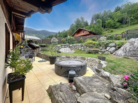 Jardin clos, vue montagnes, spa