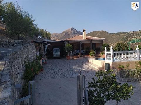 Spectacular finca with pool, 3 spacious bedrooms plus a 1 bed annex all built on a plot of 3055 square meters that is well established with the planting of olives, almonds, lemons, and apple trees. The property is located very close to the A-402 road...