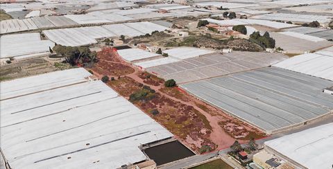 Belle opportunité d’investissement ! Un grand terrain rustique idéal pour l’installation de serres à El Alquián, Almería, est à vendre. Cette propriété a une superficie totale de 11 300 m2, offrant suffisamment d’espace pour développer des projets ag...