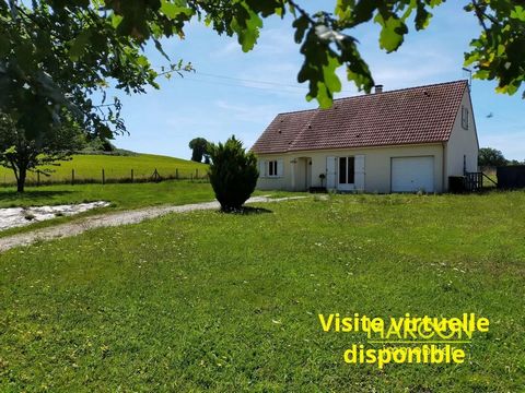 MARCON IMMOBILIER - CREUSE EN LIMOUSIN - REF 87390 - 10 minutes by car from La Souterraine - MARCON IMMOBILIER offers you this single storey pavilion built in 2007 in the middle of a plot of just over 2000 m² with open views of the countryside surrou...