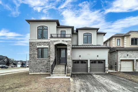 Amazing Brand New Corner Unit, Premium lot Modern Home in the Heart of Stayner, with a Walk up Basement, Beautiful Brick and Stucco design, with 4 oversized bedrooms, Big Office on the main floor , family Room with Gas Fire Place, Very Modern Kitchen...
