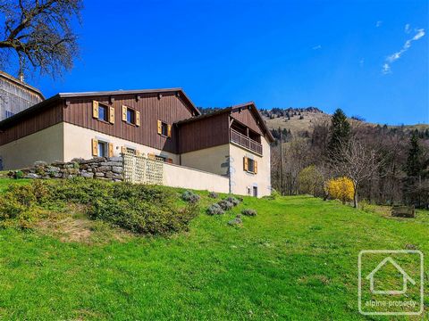 This property is South West facing with views out over the Vallee Verte and the village of Habere-Poche. The ground floor has a large living/dining space with access to the 40m2 terrace. A large kitchen, a shower room, separate WC, master bedroom, sc...