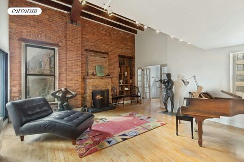 West Village Atelier, with two bedrooms plus den, two bathrooms and two outdoor spaces. This Condo Penthouse is 1477sf, the largest 2 bedroom penthouse in the building. It has special original features from its former life as a printing plant built i...