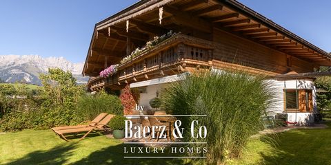 Built in traditional Tirolean style, this split-level apartment is in a quiet and idyllic location in Reith bei Kitzbühel and offers fantastic views of the Kaiser mountains. This home is a rare find thanks to its secondary residence designation. The ...