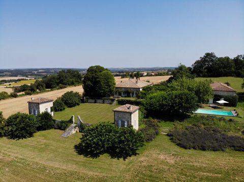 Situated just 10 minutes from Condom, this sublime stone manoir is accessed by a private road and sits in a perfect setting in the Gascon countryside. There are no nearby neighbours, and the property is in the middle of 3 hectares of tranquil and ver...