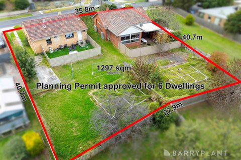 Barry Plant Glenroy is proud to exclusively offer for sale 35-37 Sunset Boulevard Jacana with Permits approved for 6 (six) dwelling development. Investment highlights: - Two-lot site totalling 1297m2 (approx.) - Project: Five two storey dwellings & o...