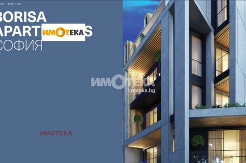 BORISA Apartments 2 gated complex. Again the highest class materials and modern architecture, a project of arch.Ev.Rafailov. No maintenance fee and only 14% common areas. Located in the central part of Manastirsi Livadi East next to the new kindergar...