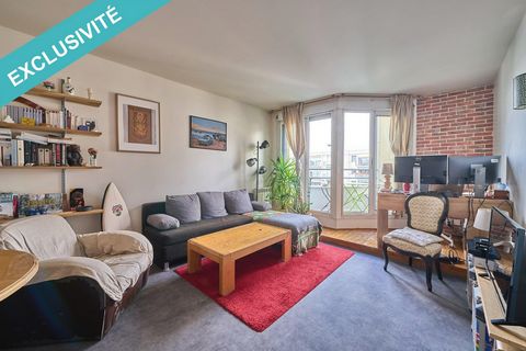 In the popular district of Bécon-les-Bruyères, near its historic park and the Ile de la Jatte, on the 5th floor out of 7 of a building built in 1992, 2 BRIGHT rooms of 45.81 m² including an entrance with wardrobe , a spacious living room opening onto...