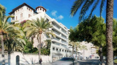 Nueva construcción de lujo Mallorca: Este moderno apartamento de lujo se está construyendo en 1ª línea de mar en el paseo marítimo de Palma de Mallorca. La fecha estimada de finalización es el año 2020. & nbsp; El diseño interior de la propiedad toda...