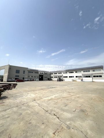 Offer 64630: We offer you two industrial buildings with a total built-up area of 1176 sq.m. in its own plot with an area of 3404 sq.m at the beginning of the village of Benkovski. The base has three-phase electricity, its own transformer station, a f...