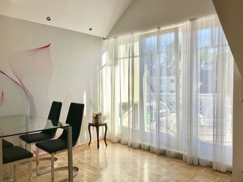 The modern appartement is a two bedroom with a spacious balcony. The Dining- and Livingroom has a table for 4 guests and a cozy big couch to spend your evenings. The kitchen is fully equiped with everything you need, including a dishwasher/ washing m...