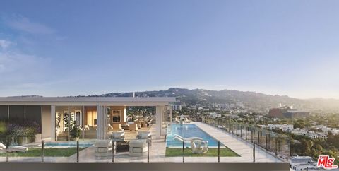 Zajmujący dwa najwyższe piętra Four Seasons Private Residences LA i z widokiem na całe Los Angeles i nie tylko, przewodniczy 