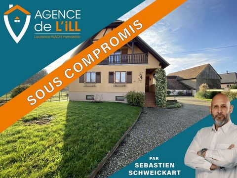 Nouveauté à la vente L'agence de l'Ill vous propose cette maison de 1991, avec de belles surfaces. Elle se compose de la manière suivante : Au RDC, une belle entrée avec placards, une spacieuse pièce de vie avec accès terrasse, une cuisine, une chamb...