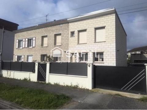 A SOISSONS, PROCHE HYPER CENTRE VILLE, MAISON DE 165 M2 SUR SON TERRAIN DE 587 M2.