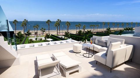 Villas de lujo de nueva construcción frente al mar en Los Alcázares Descubra lo último en estilo de vida mediterráneo con este exclusivo proyecto residencial, que cuenta con nueve villas contemporáneas situadas en primera línea de playa en la hermosa...