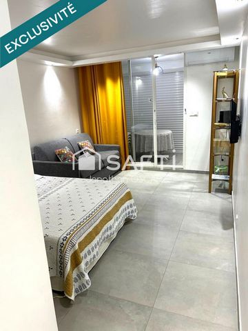 Beau studio Tartane, vue mer