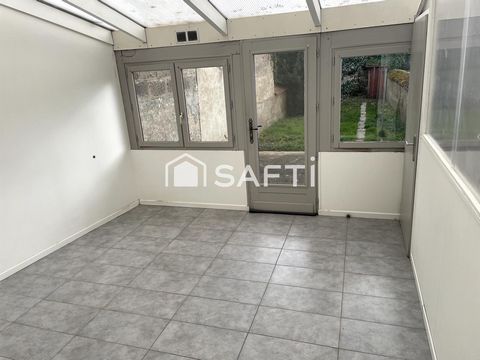 Appartement T2 en Rez de Chaussée, véranda et jardin