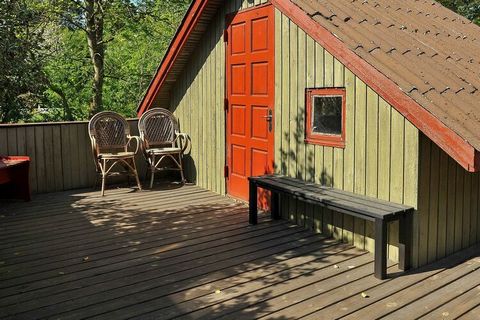 Well-maintained holiday cottage with sauna located within walking distance from the activity area in Jegum Ferieland (enclosed cottage area). The house has comfortable furnishings, wood-burning stove, free, wireless internet, DVD player and Cable-TV....