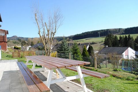 This elegant apartment in Gerolstein is in the Eifel Volcano region. It has 3 bedrooms and is ideal for a group of 6 or families with children to stay. There is electric heating, furnished garden, and barbecue to enjoy during the stay. The landscape ...