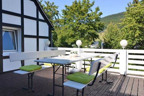 This countryside holiday home is located in the Schmallenberg region of Sauerland in Germany. It can accommodate up to 20 guests and has 10 spacious bedroom. It is suitable for a family or large group that wants to holiday together. At the foot of th...