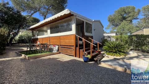 83480 Puget sur Argens. In a leisure park with all amenities and services (4 swimming pools, 1 of which is heated from April), jacuzzi, balneotherapy, slide, fitness room, mini golf, football field, tennis, 2 padels, bowling green, supermarket, resta...