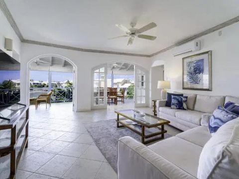 Laid out on one easy level, this apartment is located on the top floor, with elevator access. Beyond the tropical elegance of the living room, a wide terrace provides an outdoor sitting and dining area overlooking the crystalline water. The spacious ...