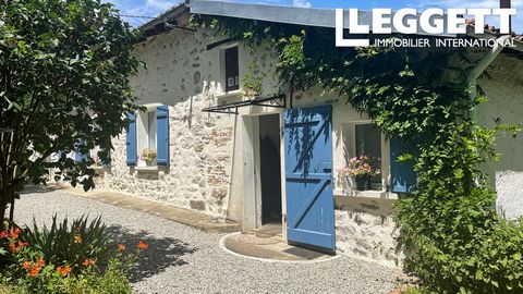 A28300MDU87 - A pretty stone cottage with lovely garden just 10 miles from Bellac and Confolens, 35 mins from Limoges airport and less than 30 mins from Saint Junien, this lovely property with three bedrooms, 22m2,17m2 and 11m2, Large open plan Kitch...