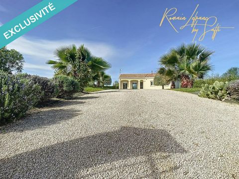 Romain LEFRANC invites you to discover EXCLUSIVELY this magnificent property offering an exceptional living environment! Nestled on a generous plot of 3411m2, this single-storey house of approximately 120m2 combines modern comfort and functionality. ...