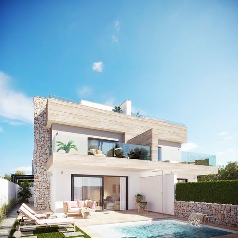 NEW BUILD QUADS IN SAN PEDRO DEL PINATAR New Build small development of 4 modern quads in a residential area close to the town centre of San Pedro Del Pinatar and beaches of Lo Pagan. All properties has 3 bedrooms and 3 bathrooms. On the ground floor...