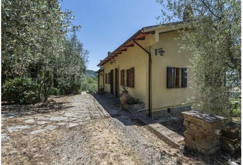Fantastique villa avec piscine et climatisation, située dans une position panoramique dans la campagne de Castiglion Fiorentino, près de Cortona.
