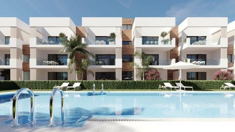 NEW BUILD RESIDENTIAL IN SAN PEDRO DEL PINATAR New Build residential complex of modern apartments and penthouses in San Pedro Del Pinatar . Apartments and penthouses with 2 and 3 bedrooms, 2 bathrooms, with open plan kitchen with living area, large t...