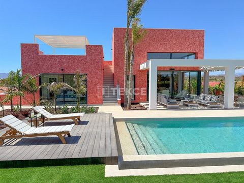 3, 4 Bedroom Luxurious Mediterranean-Inspired Houses with Pools in a Prestigious Resort in Almeria These Mediterranean-style houses with private pools are located in an exclusive complex near Playas de Vera in Almeria, Spain. Playas de Vera is a beau...