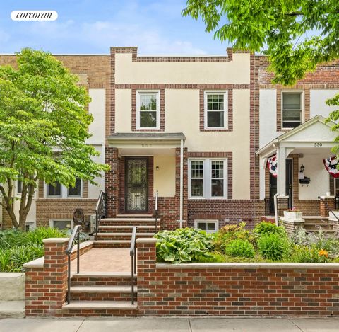 Introducing 552 77th Street, a fully renovated 4bed/2.5bath townhouse with multiple beautiful outdoor spaces in prime Bay Ridge! This home is located on a lovely tree-lined street and is in impeccable move-in condition. The bright and sunny parlor le...