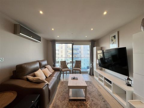 Located in Majestic Ocean Plaza. Chestertons is delighted to offer for rent this 2 bedroom, 1 bathroom apartment in Majestic Ocean Plaza, Gibraltar. Set on a high floor, this refurbished and modern apartment offers stunning west facing views over Oce...
