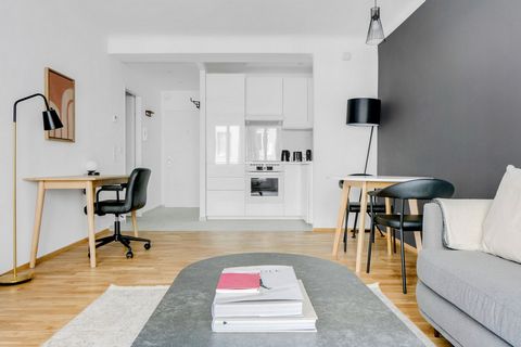 Für Aufenthalte, die länger als 1 Monat dauern, bieten wir individuelle Preise an. Bitte kontaktieren Sie uns für ein genaues Angebot! Entdecken Sie das Beste von Wien, mit diesem modernen Apartment in einer großartigen Lage. Es wird Ihnen leicht fal...