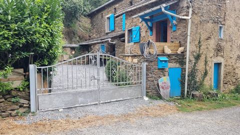 Maison de campagne toute en pierre dans un hameau, entourée de verdure, avec possibilité de 11 couchages, sur jardin avec piscine hors sol en bois et Dôme pour dormir sous les étoiles. Tout le mobilier reste. Endroit buccolique à venir visiter très v...