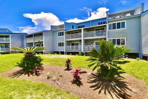 A REAL GEM! Perfect get-a-way for the family who loves BOATING NEAR THE BEACH! This charming 3 bedroom/2 bath condo looks out directly on the Ole River side of Perdido Key. The spacious balcony offers views of the Sundown pier and boat docks, as well...