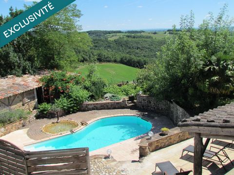 Maison en pierre avec belle vue sur la vallée